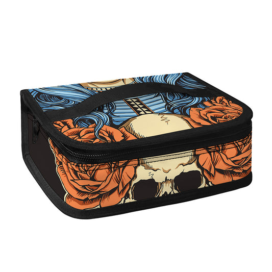 Native American Wolf Girl Print Small Lunch Bag