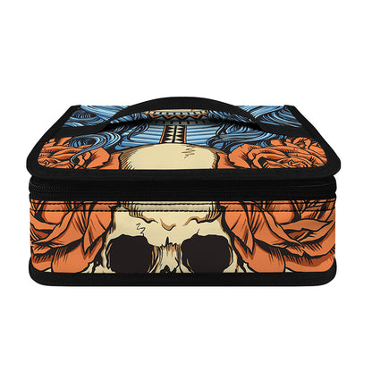 Native American Wolf Girl Print Small Lunch Bag