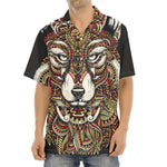 Native American Wolf Spirit Animal Print Aloha Shirt