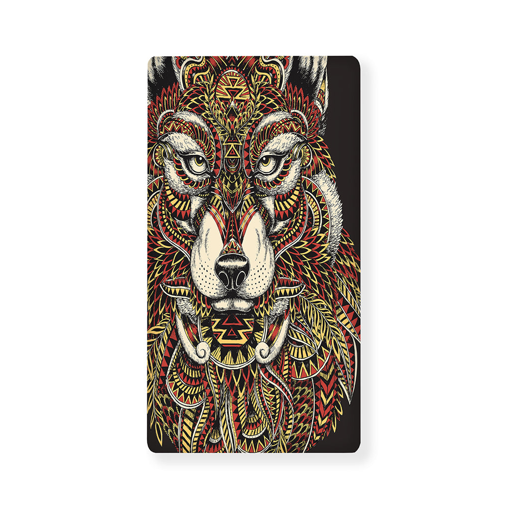 Native American Wolf Spirit Animal Print Baby Crib Sheet