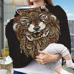 Native American Wolf Spirit Animal Print Baby Seat Cover