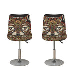 Native American Wolf Spirit Animal Print Bar Stool Covers