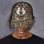 Native American Wolf Spirit Animal Print Baseball Cap