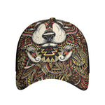 Native American Wolf Spirit Animal Print Baseball Cap