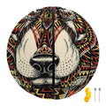 Native American Wolf Spirit Animal Print Basketball