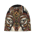 Native American Wolf Spirit Animal Print Beanie