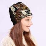 Native American Wolf Spirit Animal Print Beanie