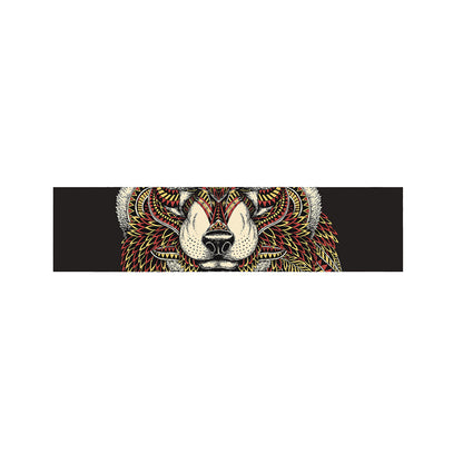 Native American Wolf Spirit Animal Print Bed Runner