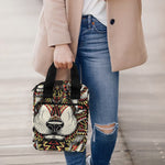 Native American Wolf Spirit Animal Print Bible Tote Bag