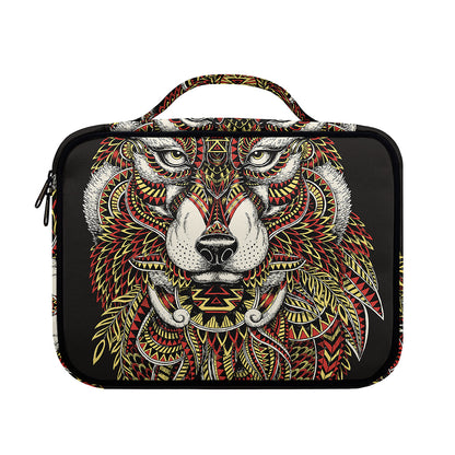 Native American Wolf Spirit Animal Print Briefcase Bible Bag