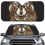 Native American Wolf Spirit Animal Print Car Windshield Sun Shade