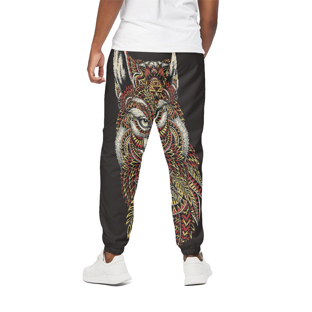 Native American Wolf Spirit Animal Print Cotton Pants