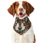 Native American Wolf Spirit Animal Print Dog Bandana