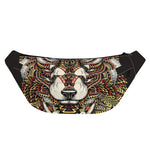 Native American Wolf Spirit Animal Print Fanny Pack