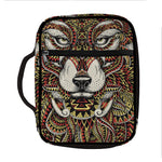 Native American Wolf Spirit Animal Print Front Pocket Bible Bag