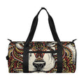 Native American Wolf Spirit Animal Print Gym Bag