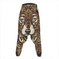 Native American Wolf Spirit Animal Print Hammer Pants