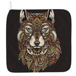 Native American Wolf Spirit Animal Print Hand Towel