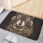 Native American Wolf Spirit Animal Print Indoor Door Mat