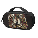 Native American Wolf Spirit Animal Print Insulin Cooler Travel Case