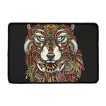 Native American Wolf Spirit Animal Print Kitchen Mat