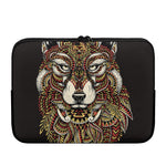 Native American Wolf Spirit Animal Print Laptop Sleeve