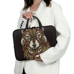 Native American Wolf Spirit Animal Print Laptop Sleeve With Handle