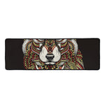 Native American Wolf Spirit Animal Print Long Kitchen Mat