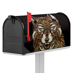 Native American Wolf Spirit Animal Print Mailbox Cover
