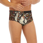 Native American Wolf Spirit Animal Print Men's Briefs