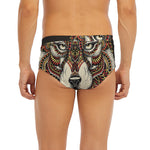 Native American Wolf Spirit Animal Print Men's Briefs