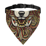 Native American Wolf Spirit Animal Print Over The Collar Dog Bandana