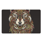 Native American Wolf Spirit Animal Print Polyester Doormat