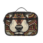 Native American Wolf Spirit Animal Print Portable Lunch Bag