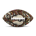 Native American Wolf Spirit Animal Print Rugby Ball