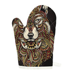 Native American Wolf Spirit Animal Print Single Oven Mitt