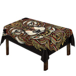 Native American Wolf Spirit Animal Print Tablecloth