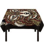 Native American Wolf Spirit Animal Print Tablecloth