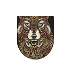 Native American Wolf Spirit Animal Print Toilet Lid Cover