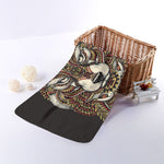 Native American Wolf Spirit Animal Print Towel