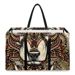 Native American Wolf Spirit Animal Print Utility Tote Bag
