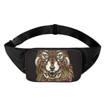 Native American Wolf Spirit Animal Print Waist Bag