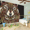 Native American Wolf Spirit Animal Print Wall Sticker