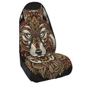 Native American Wolf Spirit Animal Print Waterproof Car Seat Cover
