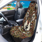 Native American Wolf Spirit Animal Print Waterproof Car Seat Cover