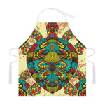 Native Bohemian Sea Turtle Print Adjustable Apron