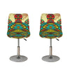 Native Bohemian Sea Turtle Print Bar Stool Covers