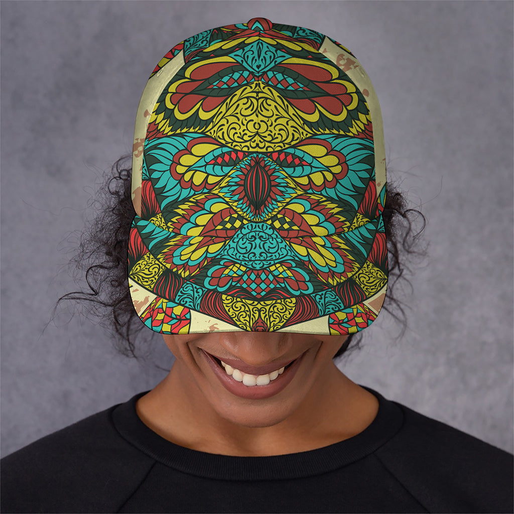 Native Bohemian Sea Turtle Print Baseball Cap