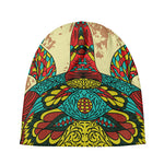 Native Bohemian Sea Turtle Print Beanie