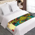 Native Bohemian Sea Turtle Print Bed Runner